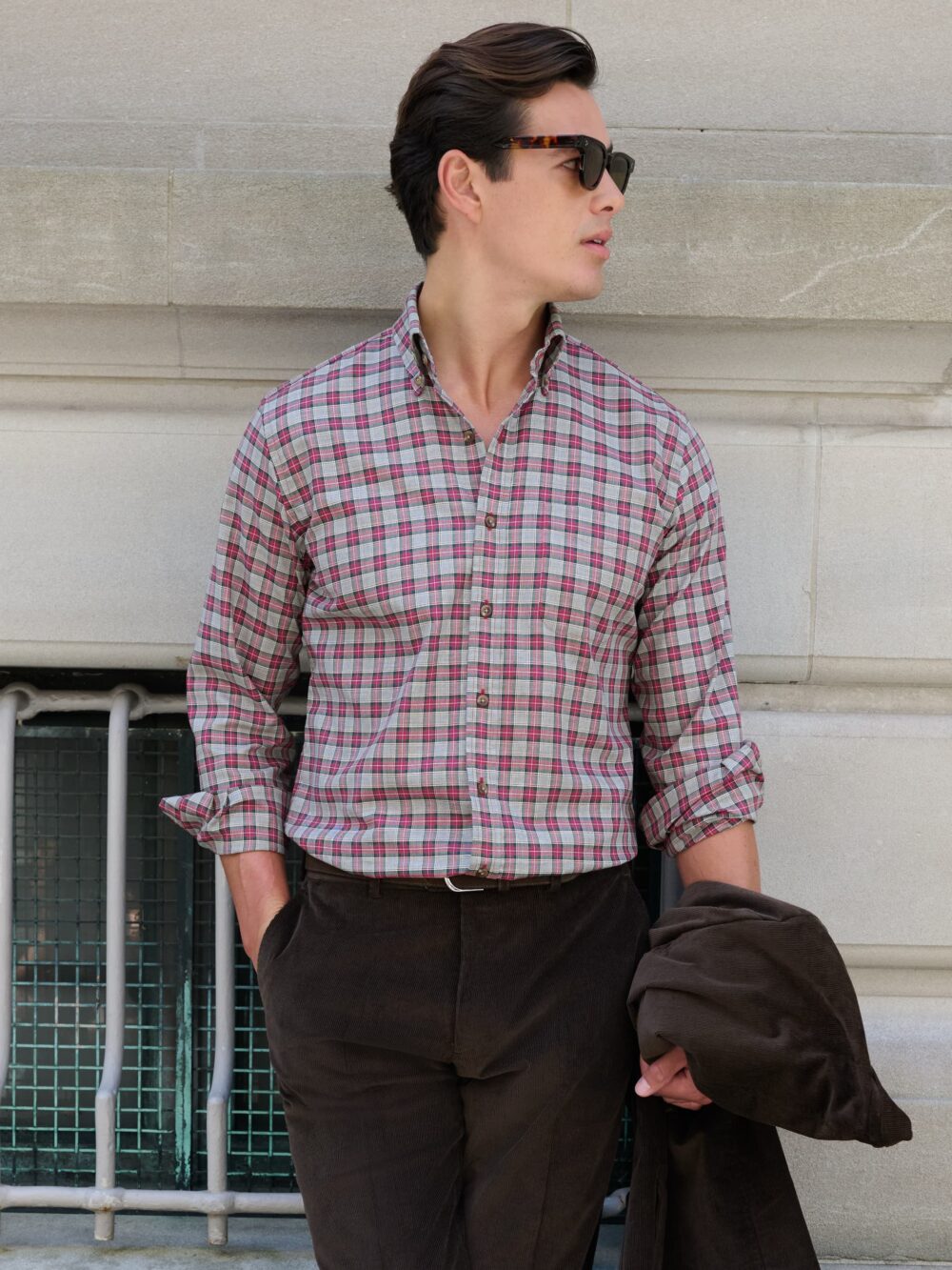 Soft Ivy Button Down